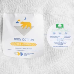 Bed Blanket | Soft 100% Cotton | Herringbone Design | All-Season Thermal Layering By California Design Den -Bedding Discount Store GUEST bb2eda80 6395 4fa6 a05b 06ed1a481f4b