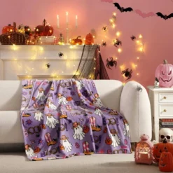 Betseyville 50"x70" Betsey Johnson Howdy Ghouls Throw Blanket Purple -Bedding Discount Store GUEST bb6d84a9 df3b 4f2a a9a2 cdad0e4630ff