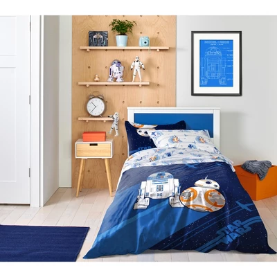 Saturday Park Star Wars Droids 100% Organic Cotton Duvet Cover & Sham Set 5 Saturday Park Star Wars Droids 100% Organic Cotton Duvet Cover & Sham Set - Image 5