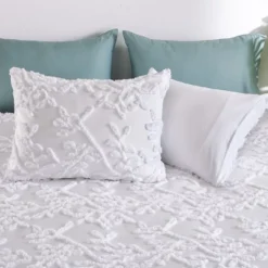 Branches Tufted Duvet Cover - All Seasons, 3pc Embroidery Shabby Chic Bedding Set -Bedding Discount Store GUEST bdbd300e c600 4cb1 b127 51242b85cf38