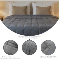 Gkyet Weighted Blanket(60" X 80",20lbs) Twin Size Soft Cooling Heavy Blanket Breathable With Glass Bead Perfect For 160-220 Lbs,Machine Washable Grey 10 Gkyet Weighted Blanket(60" X 80",20lbs) Twin Size Soft Cooling Heavy Blanket Breathable With Glass Bead Perfect For 160-220 Lbs,Machine Washable Grey -Bedding Discount Store GUEST bf789c3a fa0b 4992 b9f0 f63ea53ae54f