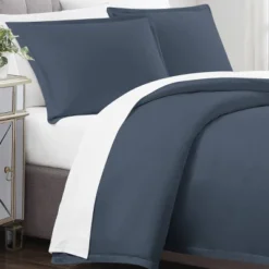310 Thread Count Cotton Solid Duvet Set - Charisma