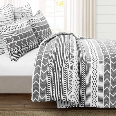Hygge Geo Reversible Comforter Set - Lush Décor 1 Hygge Geo Reversible Comforter Set - Lush Décor
