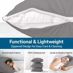 Guardmax Waterproof And Breathable Pillow Protector With Zipper- (2 Pack) -Bedding Discount Store GUEST c37bc80a 39fb 4348 a534 6dae9750ddff