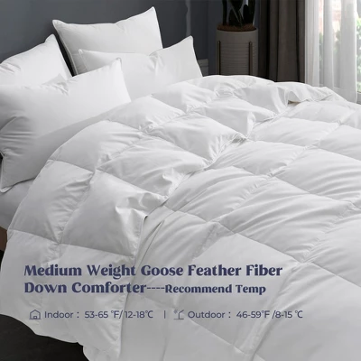 Peace Nest White Goose Down Feather Comforter Duvet Insert 2 Peace Nest White Goose Down Feather Comforter Duvet Insert - Image 2