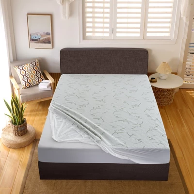 Waterproof Mattress Protector Rayon From Bamboo And Polyester By Lux Decor Collection 3 Waterproof Mattress Protector Rayon From Bamboo And Polyester By Lux Decor Collection - Image 3