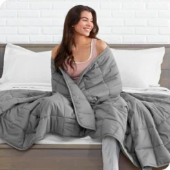 40" X 60" Weighted Blanket By Bare Home