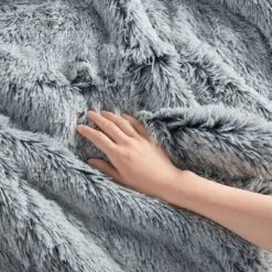 Intelligent Design Leena Shaggy Long Faux Fur Comforter Mini Set -Bedding Discount Store GUEST cc192d5e 37fd 4d8c bf72 a3799e2d9bda