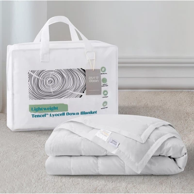 Puredown TENCEL Lightweight Breathable Cooling Down Blanket, Silky Soft & Smooth Lyocell Fabric 2 Puredown TENCEL Lightweight Breathable Cooling Down Blanket, Silky Soft & Smooth Lyocell Fabric - Image 2