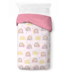 Saturday Park Doodle Rainbow 100% Organic Cotton Duvet Cover & Sham Set -Bedding Discount Store GUEST d16ff552 b875 46c0 84da e7134dc83418