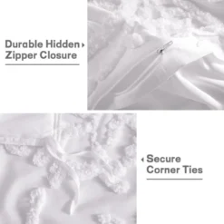 Branches Tufted Duvet Cover - All Seasons, 3pc Embroidery Shabby Chic Bedding Set -Bedding Discount Store GUEST d1901127 dbff 4552 bee4 419a47d693d5