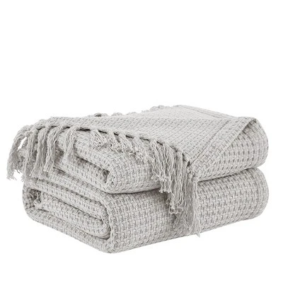 Southshore Fine Living Ashmore Collection 100% Cotton Bed Blanket Basketweave Luxury Blankets 4 Southshore Fine Living Ashmore Collection 100% Cotton Bed Blanket Basketweave Luxury Blankets - Image 4