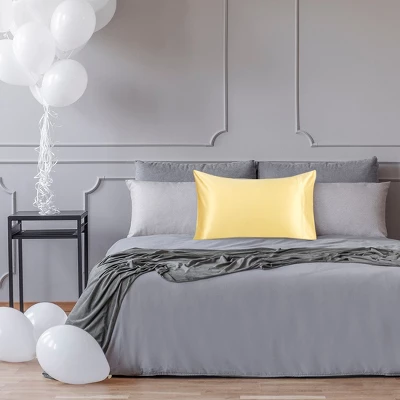 PiccoCasa Silk Pillowcase For Hair And Skin 1 Pc 2 PiccoCasa Silk Pillowcase For Hair And Skin 1 Pc - Image 2