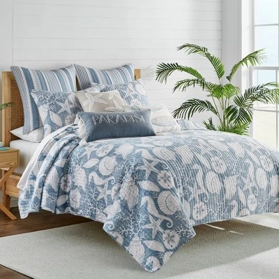 Stillwater Denim Euro Sham Set Of 2 - Levtex Home 1 Stillwater Denim Euro Sham Set Of 2 - Levtex Home