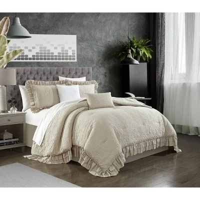 9pc Kaci Bed In A Bag Comforter Set - Chic Home Design 8 9pc Kaci Bed In A Bag Comforter Set - Chic Home Design - Image 8