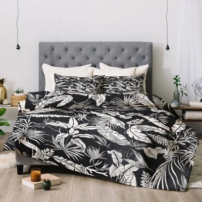 Marta Barragan Camarasa Jungle BW Comforter Set - Deny Designs 3 Marta Barragan Camarasa Jungle BW Comforter Set - Deny Designs - Image 3
