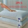 Aghana Digitals 2-Pack Ice-Silk Cooling Tofu Pillows With 3D Massage Texture, Dual-Side Design &