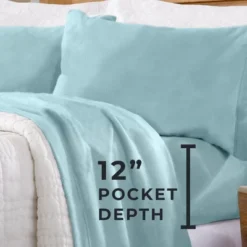 Great Bay Home Super Soft Extra Plush Fleece Warmer Sheet Set -Bedding Discount Store GUEST d60b8169 493b 4dd7 81da 09e31a3a8d33
