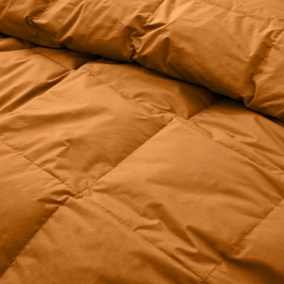 Peace Nest Organic Cotton Down Feather Comforter Duvet Insert, Tan 4 Peace Nest Organic Cotton Down Feather Comforter Duvet Insert, Tan - Image 4