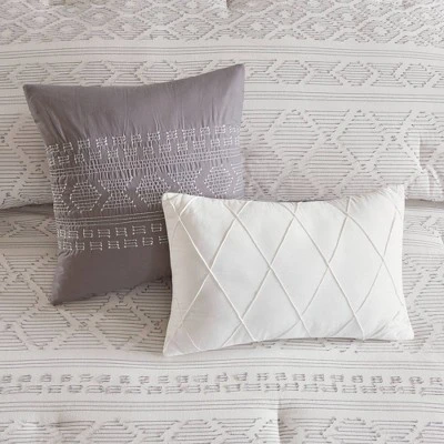 Emerson Clip Jacquard Duvet Cover Set 8 Emerson Clip Jacquard Duvet Cover Set - Image 8