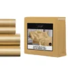 Cypress Luxury Linen Silky Smooth Satin Sweet Dreams 4 Piece Sheet Set - Gold - Queen