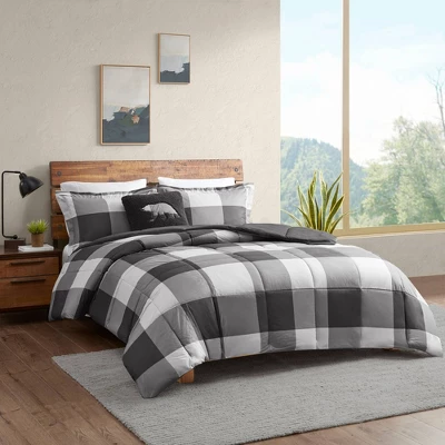 Woolrich Hudson Valley Down Alternative Buffalo Check Comforter Set 1 Woolrich Hudson Valley Down Alternative Buffalo Check Comforter Set