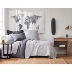 Grey Sateen Twin-XL 3pc Sheet Set - Levtex Home 7 Grey Sateen Twin-XL 3pc Sheet Set - Levtex Home -Bedding Discount Store GUEST dc53a7ac 7083 41b1 8360 a646f7f67e1b