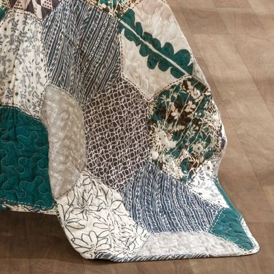 3pc Briley Quilt Set - Lush Décor 3 3pc Briley Quilt Set - Lush Décor - Image 3