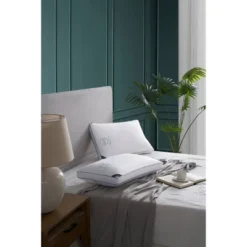 Sleep Climate Standard/Queen Firm/Extra Firm 300 Thread Count Machine Washable Down Alternative Pillow With 2" Gusset