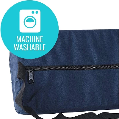 DMI Lumbar Roll Back Support Cushion Pillow, Half-Moon Size, Navy 2 DMI Lumbar Roll Back Support Cushion Pillow, Half-Moon Size, Navy - Image 2