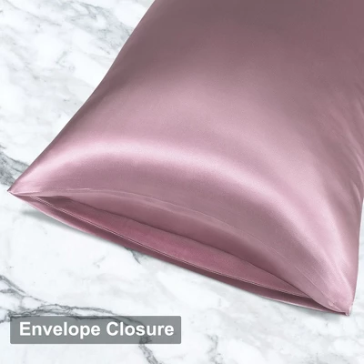 PiccoCasa 19 Momme Silk 600 Thread Count Pillowcases 1Pc 5 PiccoCasa 19 Momme Silk 600 Thread Count Pillowcases 1Pc - Image 5