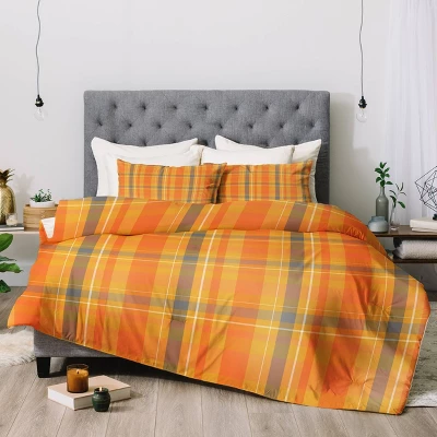Deny Designs Allyson Johnson Fall Time Plaid Comforter Set 1 Deny Designs Allyson Johnson Fall Time Plaid Comforter Set