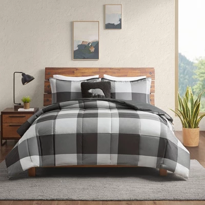 Woolrich Hudson Valley Down Alternative Buffalo Check Comforter Set 2 Woolrich Hudson Valley Down Alternative Buffalo Check Comforter Set - Image 2