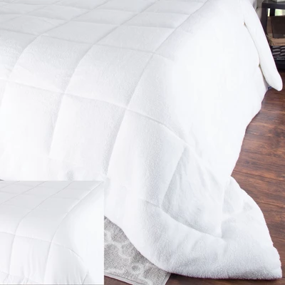 Oversized Reversible Down Alt Comforter With Sherpa - Yorkshire Home® 5 Oversized Reversible Down Alt Comforter With Sherpa - Yorkshire Home® - Image 5