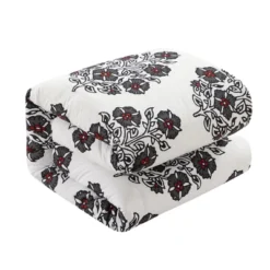 Chic Home Yazmin Duvet Cover Set Large Scale Floral Medallion Print Design Bedding Grey -Bedding Discount Store GUEST e51b2a38 0400 41e7 a6a0 902d84533d1d