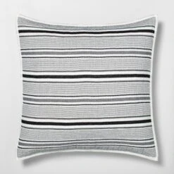 Textured Stripe Pillow Sham Dark Gray/Cream - Hearth & Hand With Magnolia 9 Textured Stripe Pillow Sham Dark Gray/Cream - Hearth & Hand With Magnolia -Bedding Discount Store GUEST e5d23bbb adcc 4d87 a960 dc48647436f7