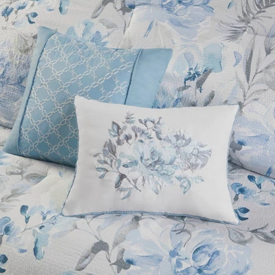 Elian Comforter And Coverlet Set Blue 15 Elian Comforter And Coverlet Set Blue - Image 15