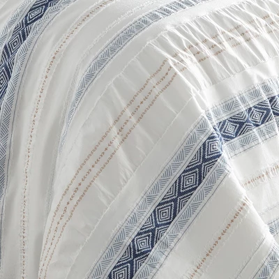 Pickford Blue - Duvet Cover Set - Cream & Blue - Levtex Home 3 Pickford Blue - Duvet Cover Set - Cream & Blue - Levtex Home - Image 3