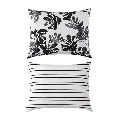 City Scene Soho Floral Duvet Set Black 5 City Scene Soho Floral Duvet Set Black - Image 5