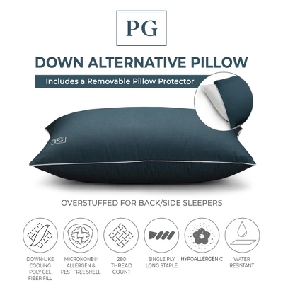Down Alternative Pillow With MicronOne Technology, And Removable Pillow Protector 8 Down Alternative Pillow With MicronOne Technology, And Removable Pillow Protector - Image 8