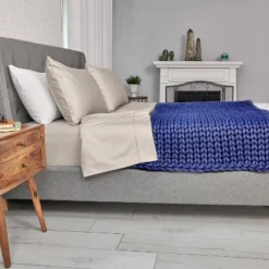 48"x72" 12lbs Chunky Knit Weighted Blanket - Tranquility -Bedding Discount Store GUEST e95b58ae 9e3d 4bd5 a30f 056703827d45