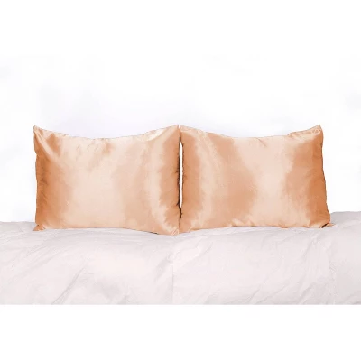 Morning Glamour Standard Satin Solid Pillowcase Set 13 Morning Glamour Standard Satin Solid Pillowcase Set - Image 13