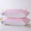 FONTOI 1 Pack Bed Pillow, Machine-Washable Cover With Reinforced Stitching, Perfect For Home, Hotel, Bed, Pink, 5.9"*16.93"*27.56"