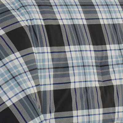 Atlantic Blue Lewis Plaid Duvet Cover Set - Eddie Bauer® 5 Atlantic Blue Lewis Plaid Duvet Cover Set - Eddie Bauer® - Image 5