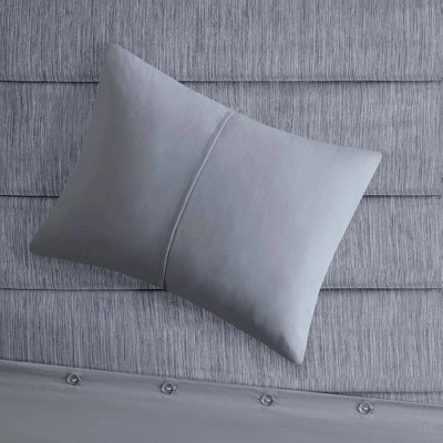 Beautyrest Maddox Striated Cationic Dyed Oversized Duvet Cover Set With Pleats 4 Beautyrest Maddox Striated Cationic Dyed Oversized Duvet Cover Set With Pleats - Image 4