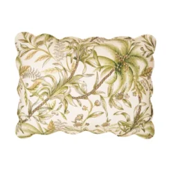 C&F Home 20" X 26" Colonial Williamsburg Barbados Sand Palm Trees Standard Bedding Pillow Sham