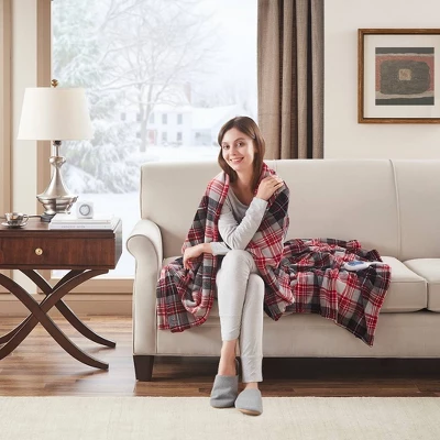 60" X 70" Oversized Electric Plush Throw Blanket 3 60" X 70" Oversized Electric Plush Throw Blanket - Image 3