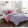 Gavin 4 Piece Duvet Cover Set Bohemian Inspired Fuchsia Full By Chic Home