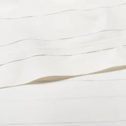 New Arrival 3 Cotton Percale Thin Stripe Sheet Set Sour Cream/Railroad Gray - Hearth & Hand™ With Magnolia