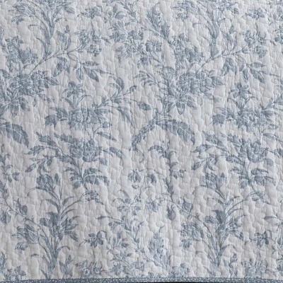 Blue Amberley Quilt Set - Laura Ashley® 5 Blue Amberley Quilt Set - Laura Ashley® - Image 5